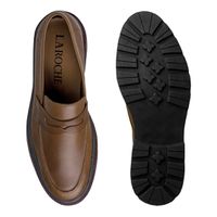 Mocassim Loafer Masculino Londres em Couro - Whisky