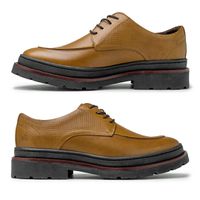 Sapato Casual Masculino Londres em Couro - Whisky