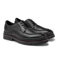 Sapato Casual Masculino Londres em Couro - Preto