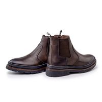 Bota Chelsea Londres em Couro - Café