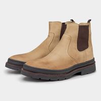 Bota Chelsea Laroche Londres em Couro - Areia E L