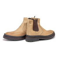 Bota Chelsea Laroche Londres em Couro - Areia E L