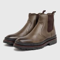 Bota Chelsea Laroche Londres em Couro - Oliva E L