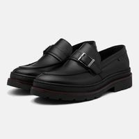 Sapato Casual Masculino Londres em Couro - Preto