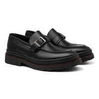 Sapato Casual Masculino Londres em Couro - Preto
