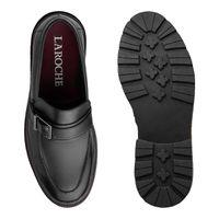 Sapato Casual Masculino Londres em Couro - Preto
