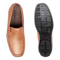 Mocassim Masculino Laroche Maragogi Em Couro - Areia