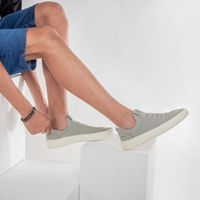 Tenis Casual Knit Miami Laroche - Cinza Claro