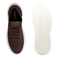 Tenis Casual Laroche Miami em Knit - Café