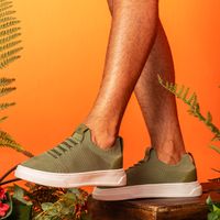 Tenis Casual Laroche Miami em Knit - Verde