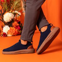 Tenis Casual Laroche Sport Miami em Knit - Azul