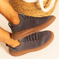 Tenis Casual Laroche Sport Miami em Knit - Chumbo