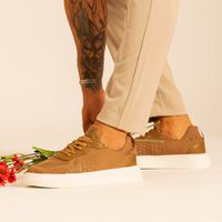 Tenis Casual Laroche Miami em Knit - Cappuccino