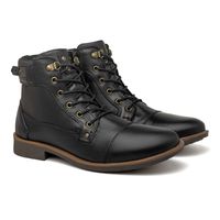 Bota Masculina Montana em Couro - Preto E L