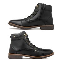 Bota Masculina Montana em Couro - Preto E L
