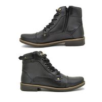 Bota Masculina Montana em Couro - Preto E L