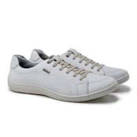 Sapatenis Laroche Caym em Couro - Off White E L