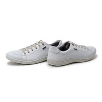 Sapatenis Laroche Caym em Couro - Off White E L