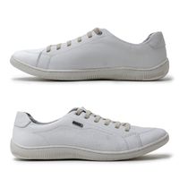 Sapatenis Laroche Caym em Couro - Off White E L