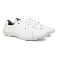Sapatenis Laroche Caym em Couro - Off White E L
