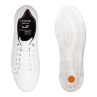Sapatenis Laroche Caym em Couro - Off White E L