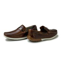Mocassim Masculino Niteroi em Couro - Chocolate