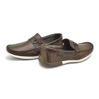 Mocassim Masculino Niteroi em Couro - Chocolate