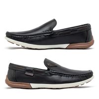 Mocassim Masculino Laroche Niteroi em Couro - Preto