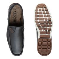 Mocassim Masculino Laroche Niteroi em Couro - Preto