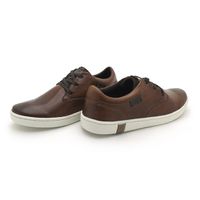 Sapatenis em Couro Masculino North - Brown/Café