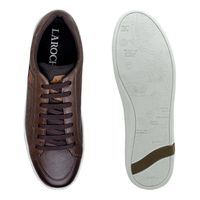 Sapatenis Casual em Couro Masculino North - Café