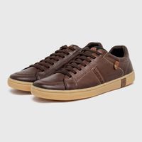 Sapatenis Casual Laroche North em Couro - Café