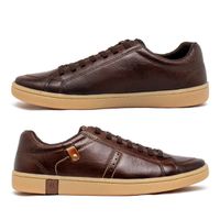 Sapatenis Casual Laroche North em Couro - Café
