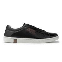 Sapatenis Casual em Couro Masculino North - Preto