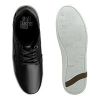 Sapatenis Casual em Couro Masculino North - Preto