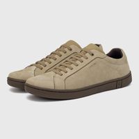 Sapatenis Casual Laroche North em Couro - Cromo Taupe E L