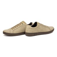 Sapatenis Casual Laroche North em Couro - Cromo Taupe E L