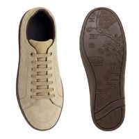 Sapatenis Casual Laroche North em Couro - Cromo Taupe E L