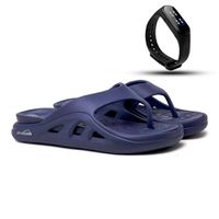 Chinelo Nuvem Cloud Dedo - Marinho + Brinde Relógio Digital