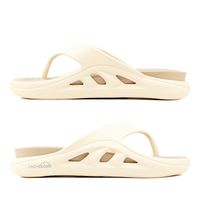 Chinelo Nuvem Cloud Dedo - Bege/Marfim + Brinde Relógio Digital