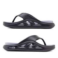 Chinelo Nuvem Cloud Dedo - Preto/Cinza + Brinde Relógio Digital