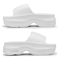 Sandália Nuvem Plataforma Feminina Laroche Cloud - Branco