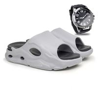 Chinelo Nuvem Masculino Laroche Cloud - Cinza/Preto + Brinde Relógio