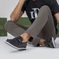 Mocassim Loafer Oasis em Couro - Preto