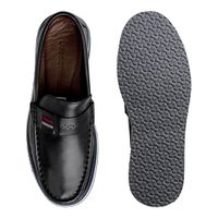 Mocassim Loafer Oasis em Couro - Preto