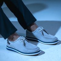 Mocassim Dockside Oasis em Camurça - Cinza