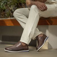 Sapato Casual Laroche Oasis em Couro - Café