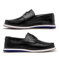 Mocassim Docksider Masculino Laroche Oasis em Couro - Preto