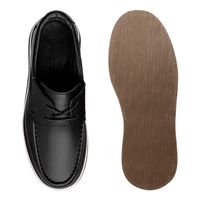 Mocassim Docksider Masculino Laroche Oasis em Couro - Preto