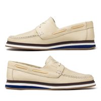 Mocassim Docksider Masculino Laroche Oasis em Couro - Marfim